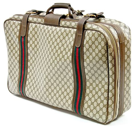 vintage gucci suitcase|large luggage gucci bag.